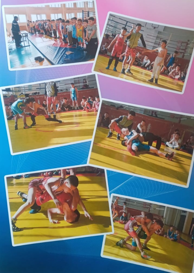 Денешынықтыру пәнінің мұғалімі Орынбасаров Асхаттың ұйымдастыруымен грек рим күресінен ауданаралық  жарыс ұйыстырылды