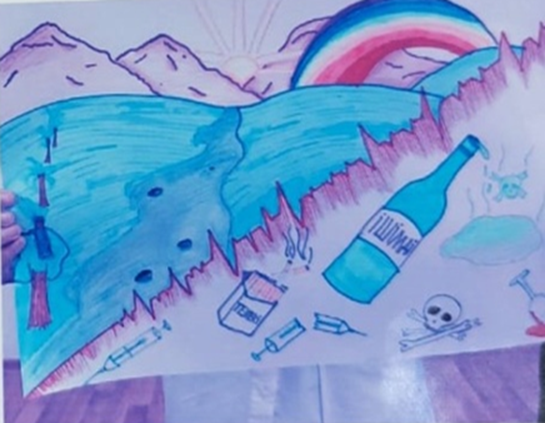 «Нашақорлыққа жол жоқ» атты оқушылар арасында сурет байқауы