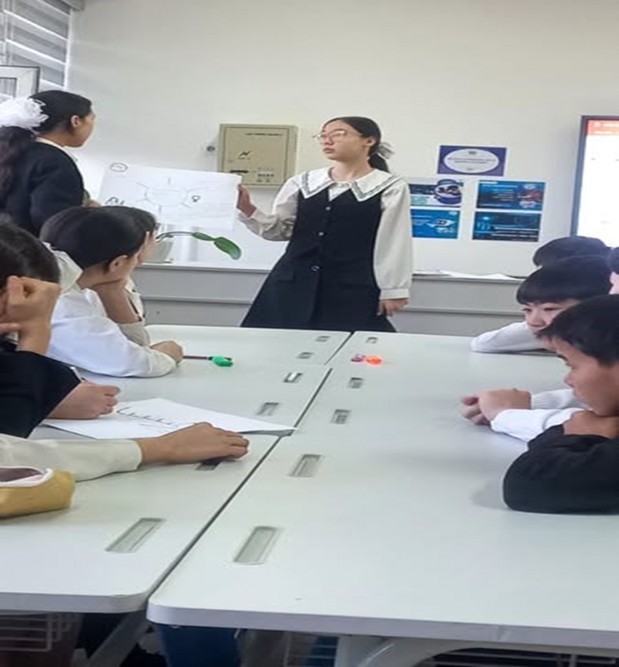 «Жасампаздық және жаңашылдық» айлығының ашылуы апталық лездемеде 8-10 сыныптар арасында өткізілді